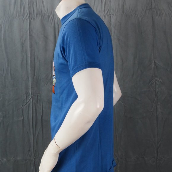 Vintage Iron On Graphic T-shirt - Drunk Man Just One More (1974) - Adult Large - Picture 5 of 10